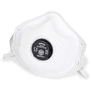Beeswift BBMMP3VDN P3 Vented Mesh Cup Mask White